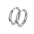 Miniatyrbillede 1 af 3: 1 Par 10 mm Hoops örhängen i  316L kirurgiskt stål