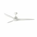 Miniatyrbillede 1 af 2: Faro TONIC Hvid loftsventilator med DC motor med LED lys