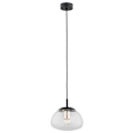 Miniatyrbillede 1 af 2: Loftlampe - Argon - TRINI - Globe 20cm - Mat Sort - Messingelementer - Glas