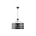 Miniatyrbillede 1 af 5: Loftlampe - ONLI - ULISSE - Sort - Diameter 45 cm - Metal