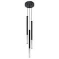 Miniatyrbillede 1 af 6: MOZAICA 3P G9 LED Pendel Moderne Loft BOHO Design Korridor -Sort/krom