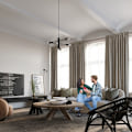 Miniatyrbillede 6 af 6: DUOMO 3D LED pendel - Sollux Lighting - Sort - Industriel - Loft - Multilights