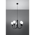 Miniatyrbillede 3 af 6: PICCOLO 5 E27 LED Pendel Moderne Loft BOHO Design Korridor -Sort