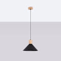 Miniatyrbillede 3 af 6: Suspensionslygte - Sollux - Pendelampe - Minimalistisk Design - E27 - Sort