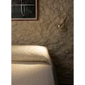 Miniatyrbild 2 av 2: LED vägglampa - FARO - Bly - Flexibel - Metall/läder - 3W 180lm 3000K CROMAD