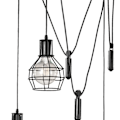 Miniatyrbillede 4 af 6: Loftlampe - Onli - Spider - 5 lys - Sort metal - Moderne design