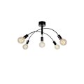 Miniatyrbild 1 av 3: Markslojd CYGNUS Cygnus Multi Arm Semi Flush Taklampa 5 Lights Svart