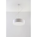 Miniatyrbillede 2 af 4: ARENA 35 E27 LED pendel Modern Loft BOHO Design - SOLLUX - Hvid - 2 pærer - 60W