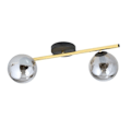 Miniatyrbillede 2 af 3: Emibig Loftslampe Splendi sort, guld 2 x E14 svart guld