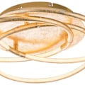 Miniatyrbild 3 av 3: LED-taklampa med BARNA guldringdesign