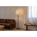 Miniatyrbillede 2 af 2: Faro Luang Gulvlampe sort, beige