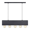Miniatyrbillede 1 af 3: COUTURE bar pendel (5x40W) i sort metal