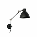 Miniatyrbillede 1 af 4: Væglampe - FARO - Celia - Mat Sort - E14 - 20W - Moderne design Svart