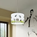 Miniatyrbild 5 av 6: Hängande lampa - Sollux Lighting - Fotboll C 30 - Vit/Svart - 30x30x82 cm - LED vit svart