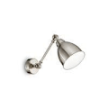 Miniatyrbillede 2 af 3: NEWTON Nikkel væglampe 1x60W - IDEAL LUX - 016399