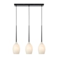 Miniatyrbillede 1 af 2: SALUT bar pendel (3x40W) i sort glas
