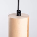 Miniatyrbillede 5 af 6: Hængelampe - Sollux Lighting - Fano - Sort - Træ - Skandinavisk Stil svart