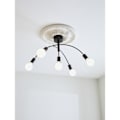 Miniatyrbild 2 av 3: Markslojd CYGNUS Cygnus Multi Arm Semi Flush Taklampa 5 Lights Svart