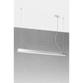 Miniatyrbillede 1 af 6: Sollux PINNE Suspension Bar Lige Lineær LED 115cm Integreret Lysegrå 3000K