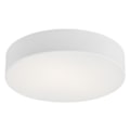 Miniatyrbillede 1 af 2: Plafonnier - Argon - DARLING - 45 cm - 3 lyskilder - Hvid struktur i glas og malet stål