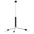 Miniatyrbild 1 av 6: DUOMO 3D LED pendellampa - Sollux Lighting - Svart - Industriell - Loft - Multiljus