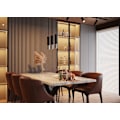 Miniatyrbillede 5 af 6: LOOPEZ 2 GU10 LED-loftslys Moderne Loft BOHO Design-korridor - Sort/krom