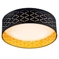 Miniatyrbillede 1 af 3: LED loftlampe - Uspecificeret - Sort - Højde 12 cm - Diameter 40 cm - Moderne design