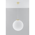 Miniatyrbillede 2 af 6: UGO 40 E27 Modern Hvid / Guld Pendel SOLLUX