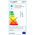 Miniatyrbillede 2 af 2: GLOBO LED bordlampe TARRON Sølv Akryl 58279