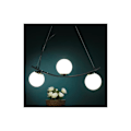 Miniatyrbillede 2 af 2: Hængende loftlampe - Onli - TRIO - Sort - Metal - 3 pærer E14