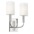 Miniatyrbild 1 av 2: Vägglampa - ELSTEAD LIGHTING - Brianna - Polerad nickel - 2 glödlampor - E14