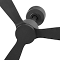 Miniatyrbillede 2 af 4: Sort ventilator uden lys sort Ø 132 cm AMELIA 33761 NEGRO