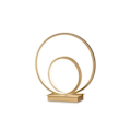 Miniatyrbillede 1 af 2: Bordlampe - SWIRL - Indbygget Swirl - LED 3000K - Gyldent metal - Moderne design Guld