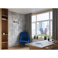 Miniatyrbild 5 av 6: Applique QUAD 2 Grå Modern Inomhus Lamp för Sovrum Vardagsrum G9