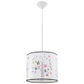 Miniatyrbillede 1 af 6: Hængende lampe - Sollux Lighting - Owlls 40 - Hvid/multifarvet - LED - Børneværelse vit/flerfärgad