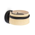 Miniatyrbillede 2 af 2: LED væglampe - FARO - LOOP - Sort - 2700K - Moderne design - Interiør BLANCO