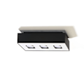 Miniatyrbillede 2 af 6: MONO 3 LED loftslampe - Sollux Lighting - Sort - Industriel - Loft - Multilights