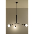 Miniatyrbillede 3 af 6: DUOMO 3D LED pendel - Sollux Lighting - Sort - Industriel - Loft - Multilights