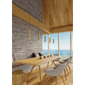 Miniatyrbillede 5 af 6: LINO 3 GU10 LED Pendel Moderne Loft BOHO Design Korridor - TRÆ