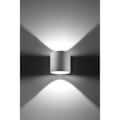 Miniatyrbillede 3 af 4: ORBIS LED Væglys Op/Ned Moderne Design Væglampe til Soveværelse Stue Trapper Gang - Hvid