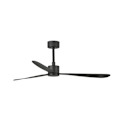 Miniatyrbillede 3 af 4: Sort ventilator uden lys sort Ø 132 cm AMELIA 33761 NEGRO