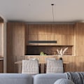Miniatyrbillede 4 af 6: Suspensionslampe - Sollux - SPARK - LED G13 - 850lm - 3000K - Sort - 100x8x120cm Svart
