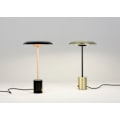 Miniatyrbillede 3 af 4: HOSHI - Guld/Sort LED bordlampe H40cm NICKEL