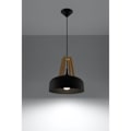 Miniatyrbillede 3 af 6: CASCO E27 LED Pendel Modern Loft BOHO Klassisk Design Korridor - Sort/Træ
