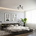 Miniatyrbillede 2 af 6: Væglampe - Sollux Lighting - Levar 4 - Sort Metal - E27 - Indendørs svart
