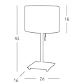 Miniatyrbillede 2 af 2: Kolarz Bordlamper Sand A1307.71.7