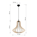 Miniatyrbillede 4 af 5: ELZA E27 LED Pendel Modern Loft BOHO Design Korridor - Træ