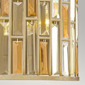 Miniatyrbild 4 av 4: Vägglampa - ELSTEAD LIGHTING - Gemma - 2 E14 glödlampor - Silver blad finish - Inomhus