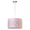 Miniatyrbillede 1 af 2: Væghængt lampe - ONLI - ROSITA - Rosa - Diameter 40 cm - Fatning E27