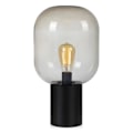 Miniatyrbillede 1 af 2: BROOKLYN bordlampe (H44cm) sort glas